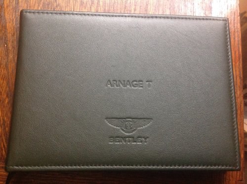 Bentley Arnage T. Handbook For Sale