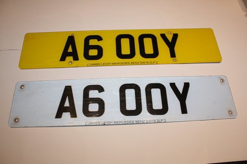 Number Plate A 600Y For Sale