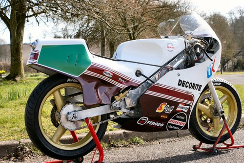 1986 Decorite Harris Rotax 256 race bike For Sale