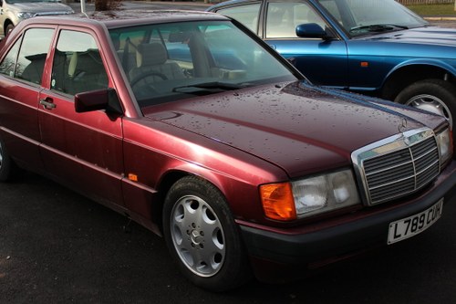 1993 Mercedes 190e 2.0 Low mileage Young Timer Project For Sale