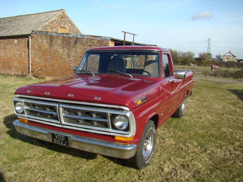`1971 Ford F100 SWB SOLD