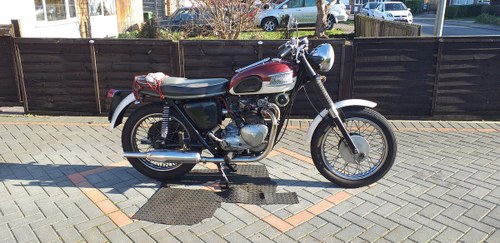 1961 Triumph 3TA with matching numbers spare engine SOLD
