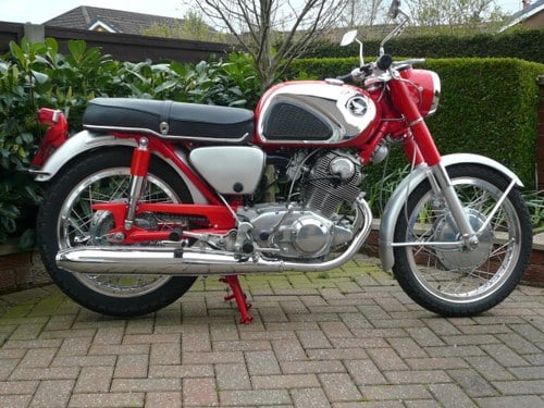 1966 Honda CB72 fully restored SOLD