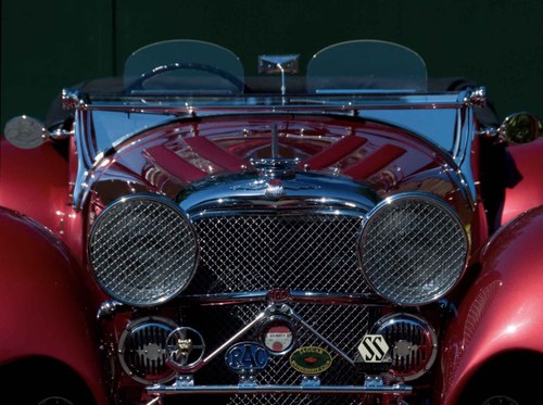 2002 Ruby Red Suffolk Jaguar SS100 Recreation For Sale