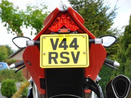 APRILIA RSV4 Registration Number Plate V44 RSV In vendita