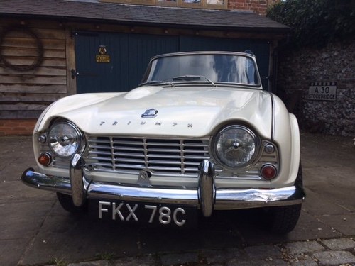 1965 TRIUMPH TR4 – UK RHD same owner for 50 years For Sale