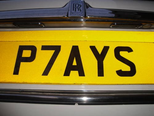 PLAYS Private number plate may consider part exchange For Sale