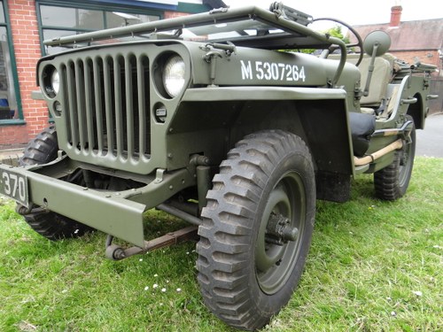 1943 Willys Ford GPW Jeep One owner since 1975 SOLD