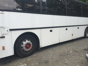 1995 Van hool 55 seater coach seats stripped out ready In vendita