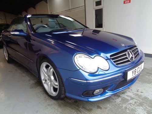 2003 Clk 55 amg convertible - 41k fmbsh - lovely !! For Sale