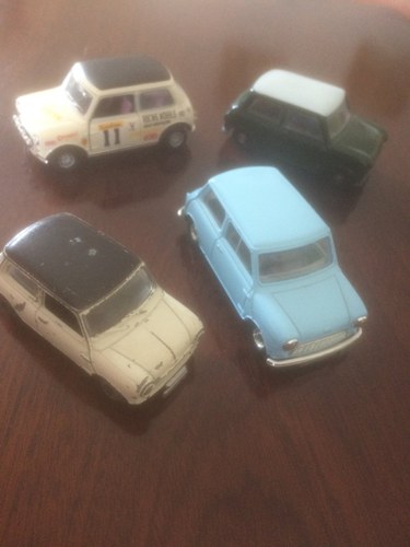 Minature Mini models  x4 Only £25 For Sale