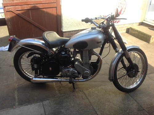 1948 BSA ZB32GS in competition trim. SOLD