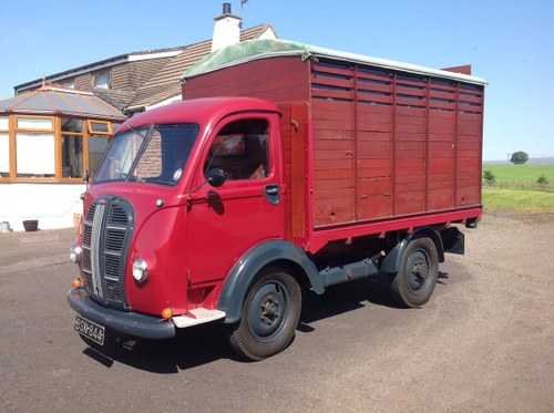 1951 Austin K8 flatbed truck with Caravanette body SOLD