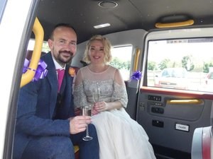 2016 White wedding taxi for hire A noleggio