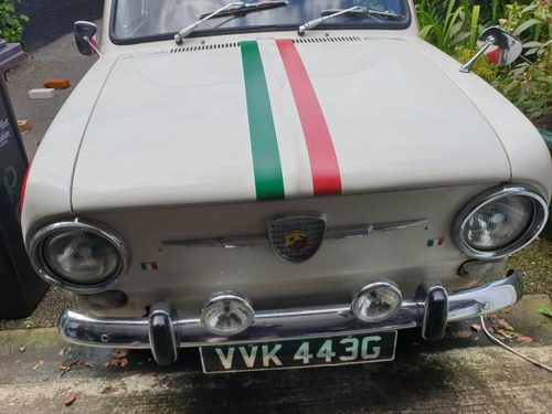 1968 Abarth recreation Unique car for enthusiastic. For Sale