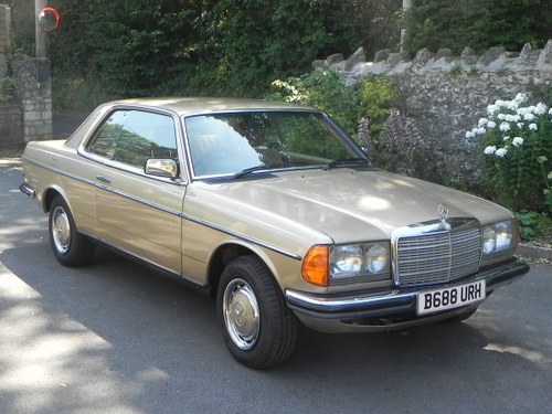 1984 Mercedes W123 230CE, rare 5 speed manual gearbox SOLD