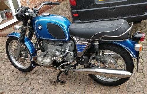 1972 BMW R75/5. 11,700 miles, Ready to ride SOLD