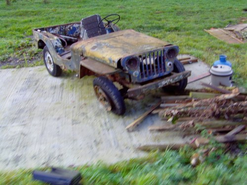 1946 willys jeep project In vendita