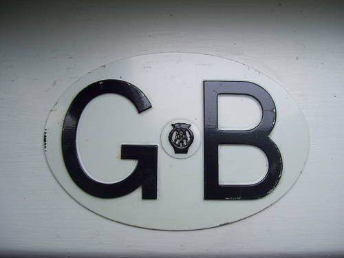vintage AA ,GB plate un-used SOLD