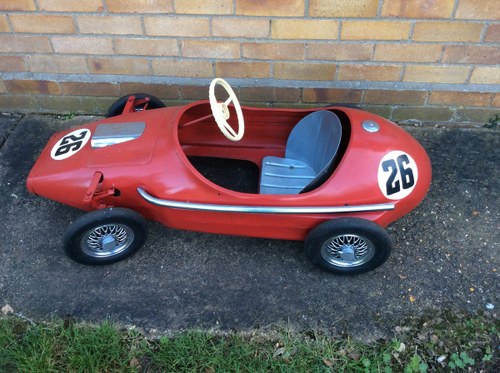 Child's Grand Prix Racer Pedal Car In vendita