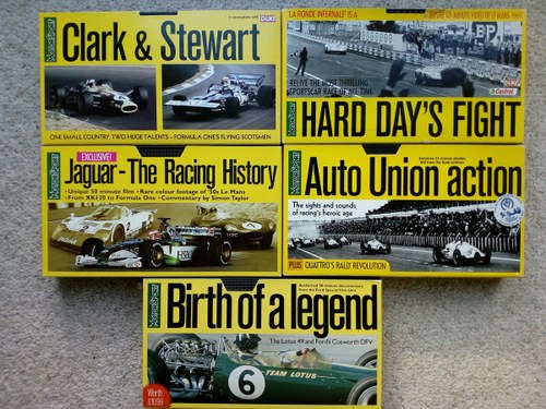 5x MotorSport Magazine VHS videos In vendita