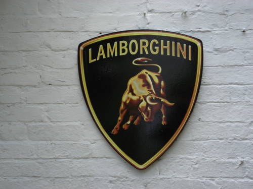 Lamborghini  Wall Sign In vendita