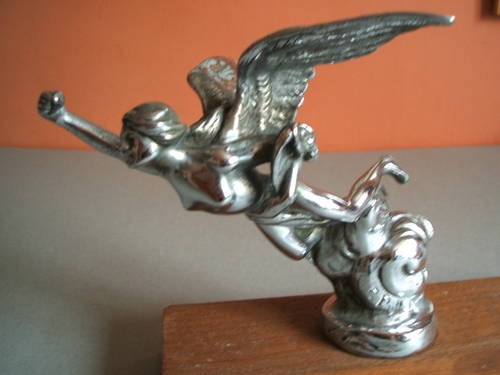 1930 Winged Goddess car mascot by Charles Paillet SOLD