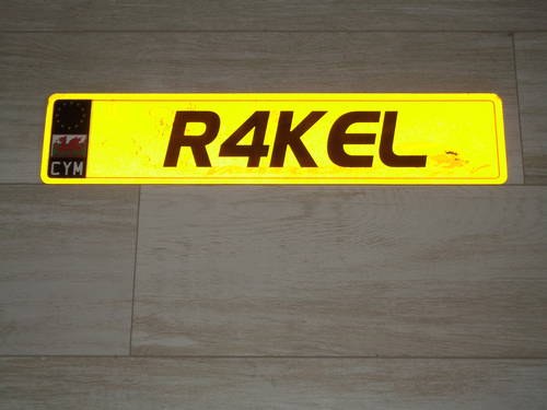 R4KEL cherished plate For Sale