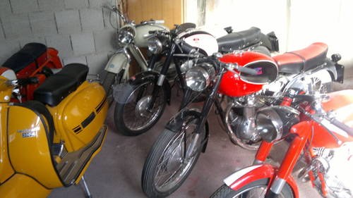 Large collection of classic and old motorbikes For Sale