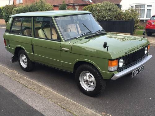 1972 suffix A early range rover two 2 door SOLD