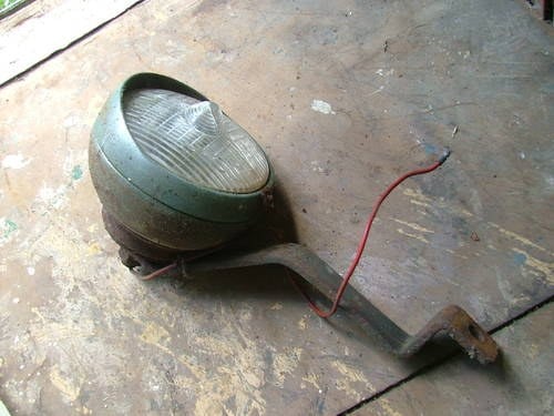 MARCHAL: 1930s SPOT LAMP & BRACKET In vendita