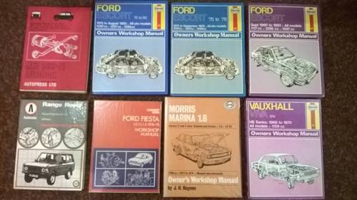 Classic Car Manuals In vendita