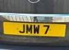 JMW 7 Cherished Registration Number issued 1953 In vendita