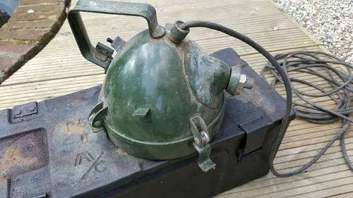 Large Military / Army  Hand Spot / Lamp Light SOLD