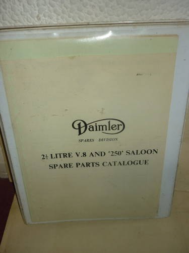 1960 Parts Manual For Sale