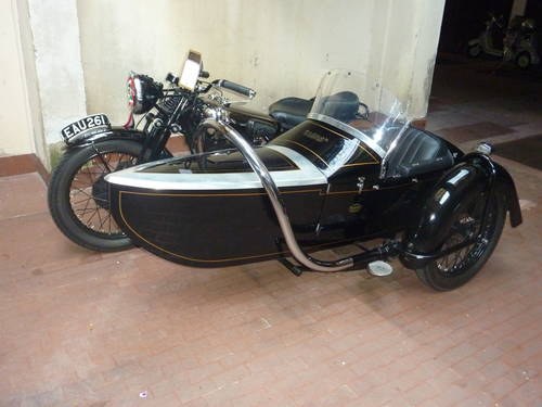 1939 BROUGH SUPERIOR SS80 DELUXE SIDECAR PETROLTUBE SOLD