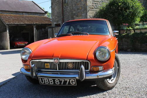 MGB GT, 1969. 25,000 MILES. SUPER CONDITION SOLD