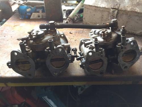 pair solex side draft carbs For Sale
