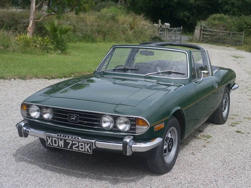 1972 Triumph Stag with straight six 2500cc TC engine. SOLD