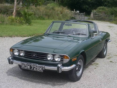1972 Triumph Stag with straight six 2500cc TC engine. VERKAUFT