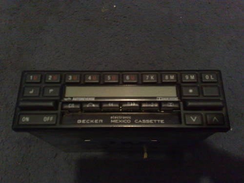 1986 Electronic Becker Mexico type 755 radio cassette SÅLD