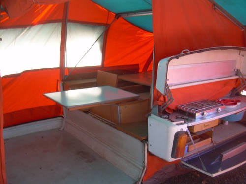 1960 Vintage trailer tent, retro, vw For Sale