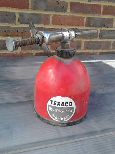 1960 Very rare Texaco upper cylinder dispenser For Sale