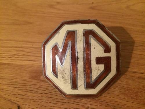 1950 Original MGTD medallion For Sale