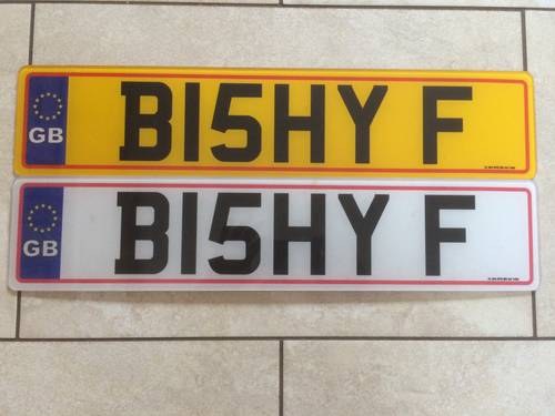 Number plate B15HY F For Sale
