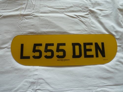 L555 DEN cherished number plate In vendita