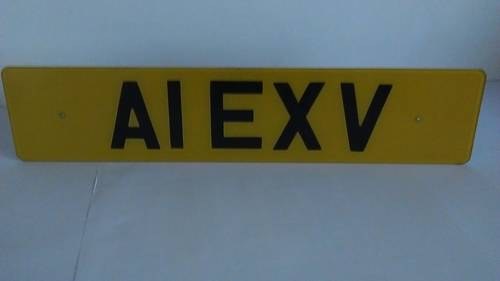 Cherished plate A1EXV For Sale