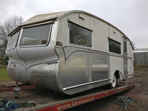 1959 Very rare Vickers Lunedale caravan In vendita