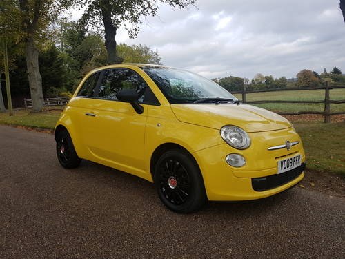 2008 FIAT 500 1.3 MJET RARE YELLOW FULL SERVICE HISTORY For Sale