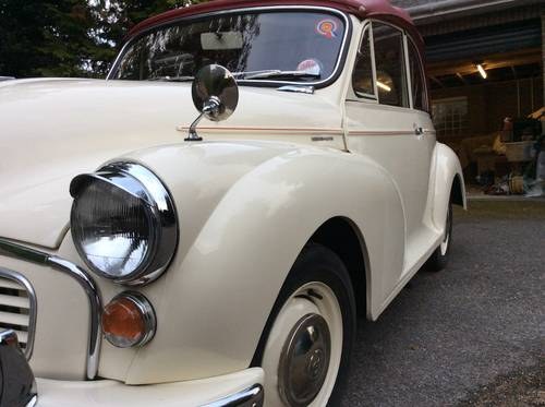 1965 Stunning , white with red hood and interior, SOLD